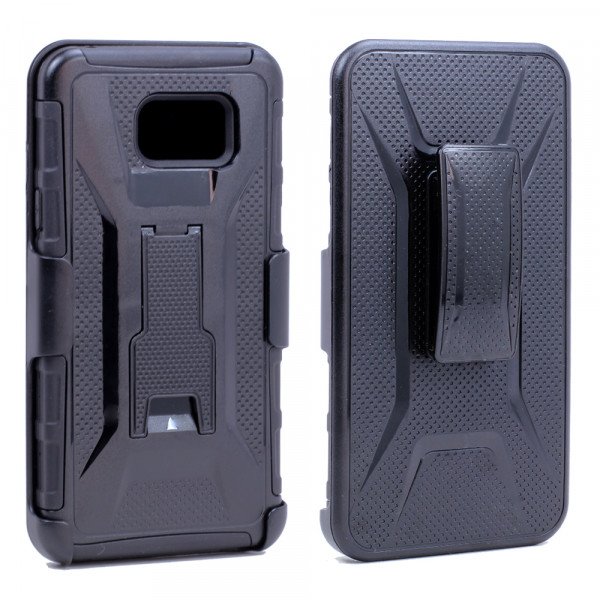 Wholesale Samsung Galaxy Note 5 Holster Combo Belt Clip Case (Black)